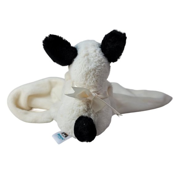 Jellycat Bashful Spotted Puppy Dog Lovey Cream Black 13" Plush Hugging Security - Picture 4 of 9